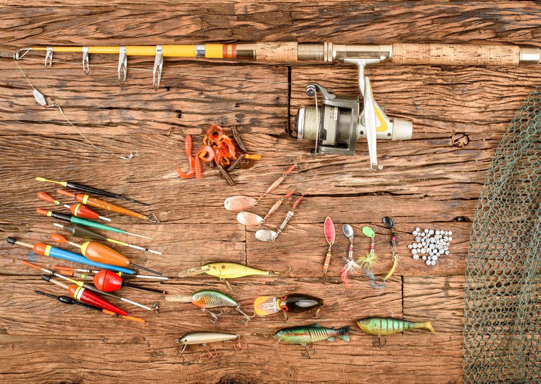 What Equipment Do I Need to Start Fishing A set of fishing tackle on a table