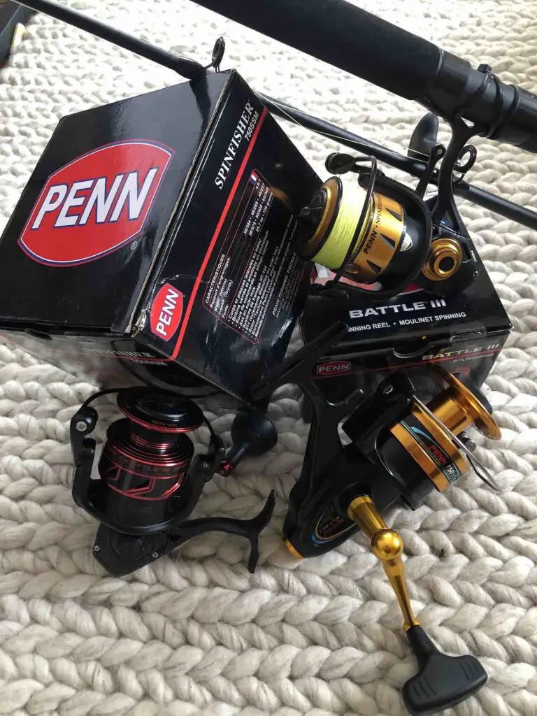 A pile of the Best penn reels for surf fishing