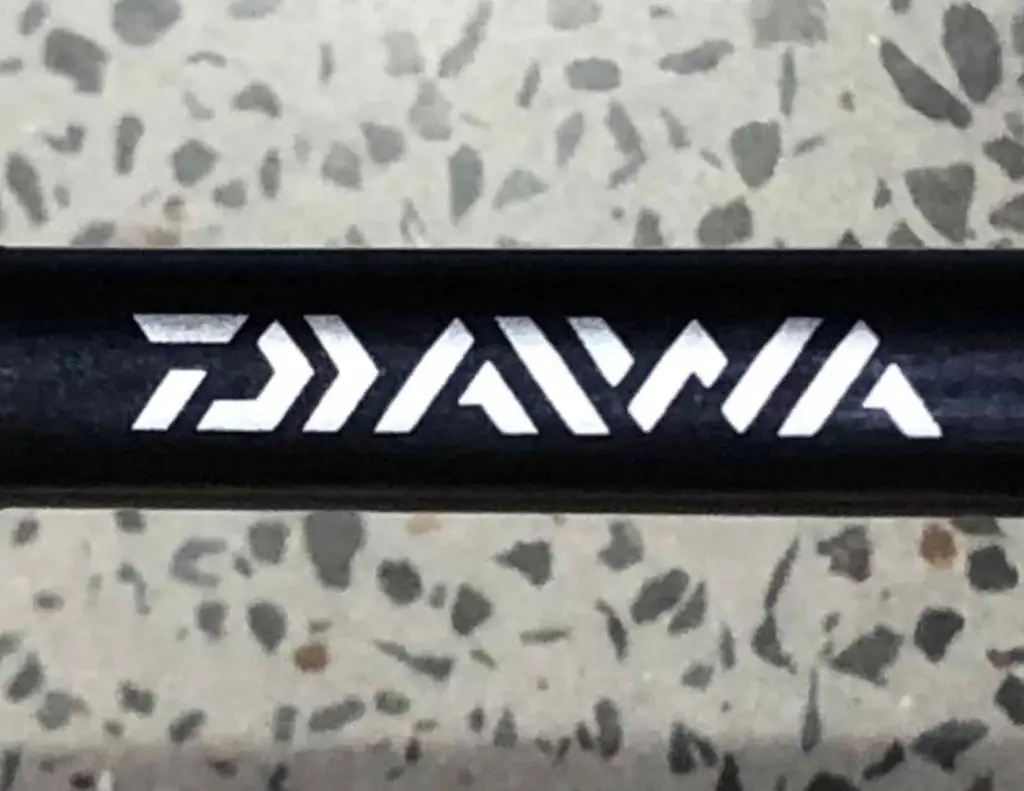 Looking at Daiwa logo wondering about the Team Daiwa Surf Rod Review